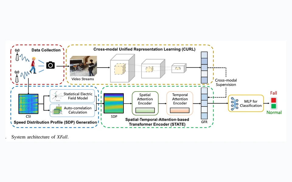 XFall: Domain Adaptive Wi-Fi-Based Fall Detection With Cross-Modal Supervision